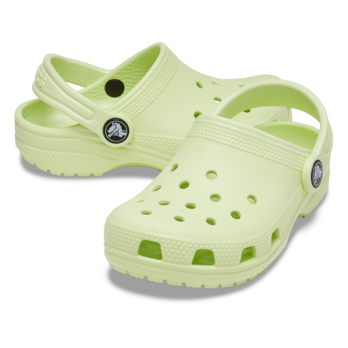 Saboți Crocs Classic Toddlers New clog Verde - Celery