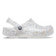 Saboti Crocs Classic Starry Glitter Clog Kids Culoare Alb - White