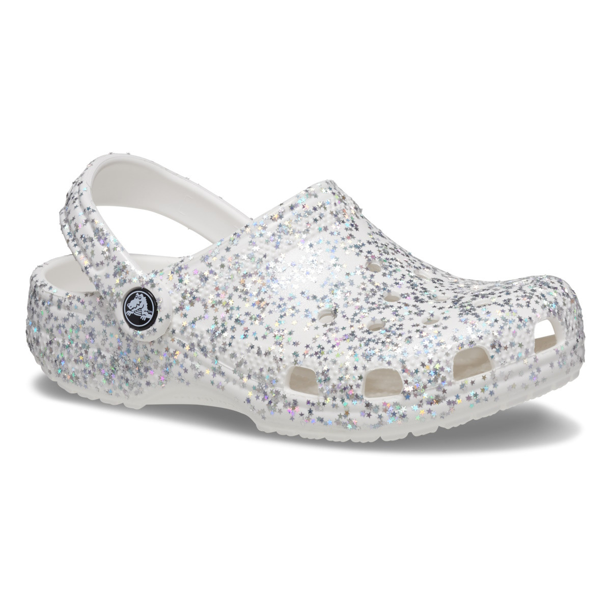 Saboti Crocs Classic Starry Glitter Clog Kids Alb - White - 1 | YEO
