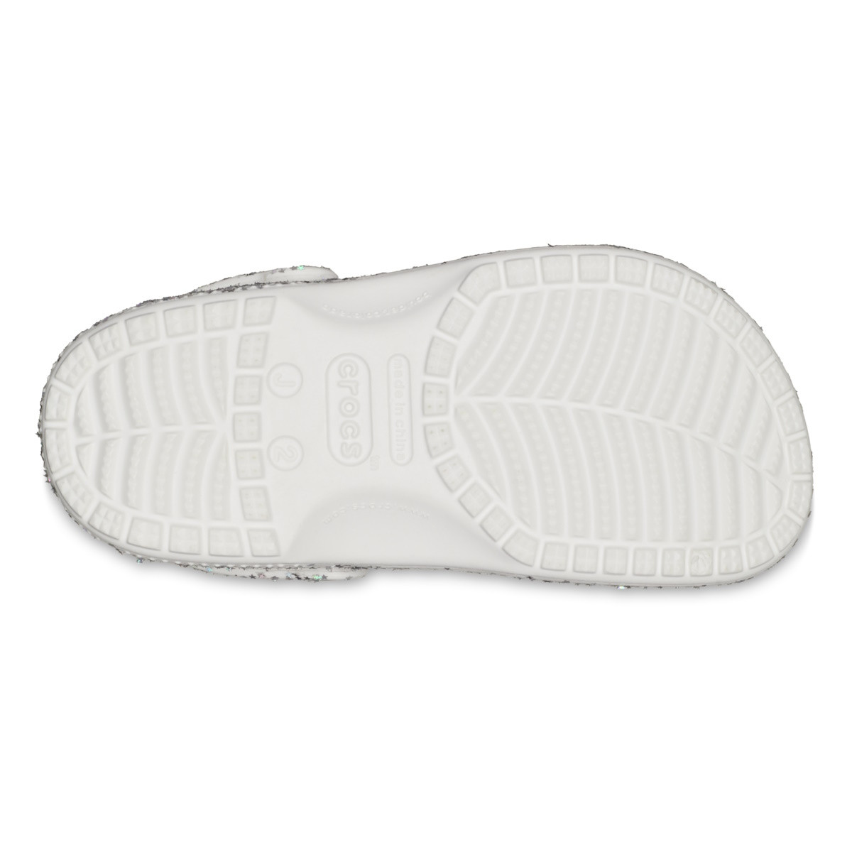 Saboti Crocs Classic Starry Glitter Clog Kids Alb - White
