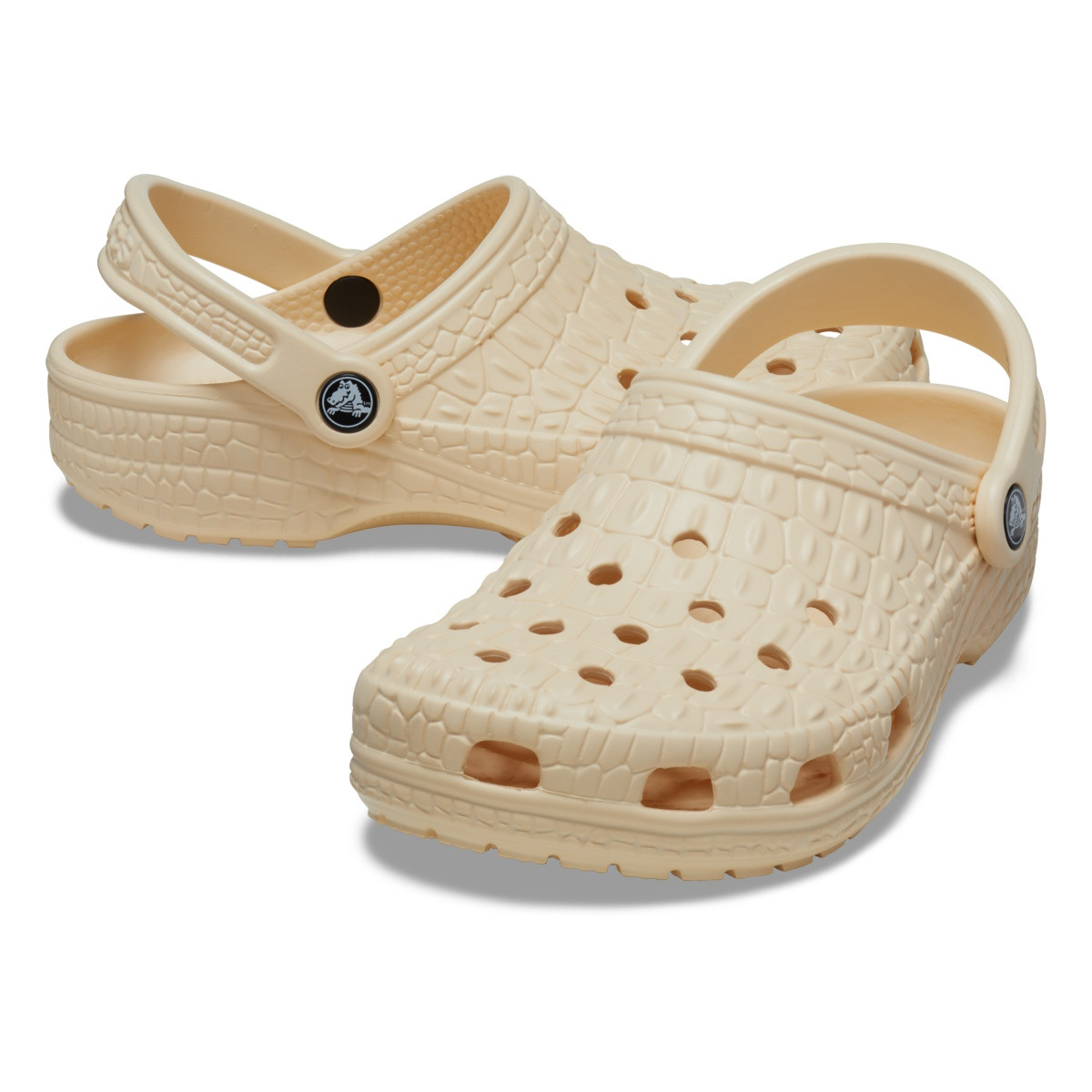 Saboti Crocs Classic Crocskin Clog Bej - Vanilla - 3 | YEO