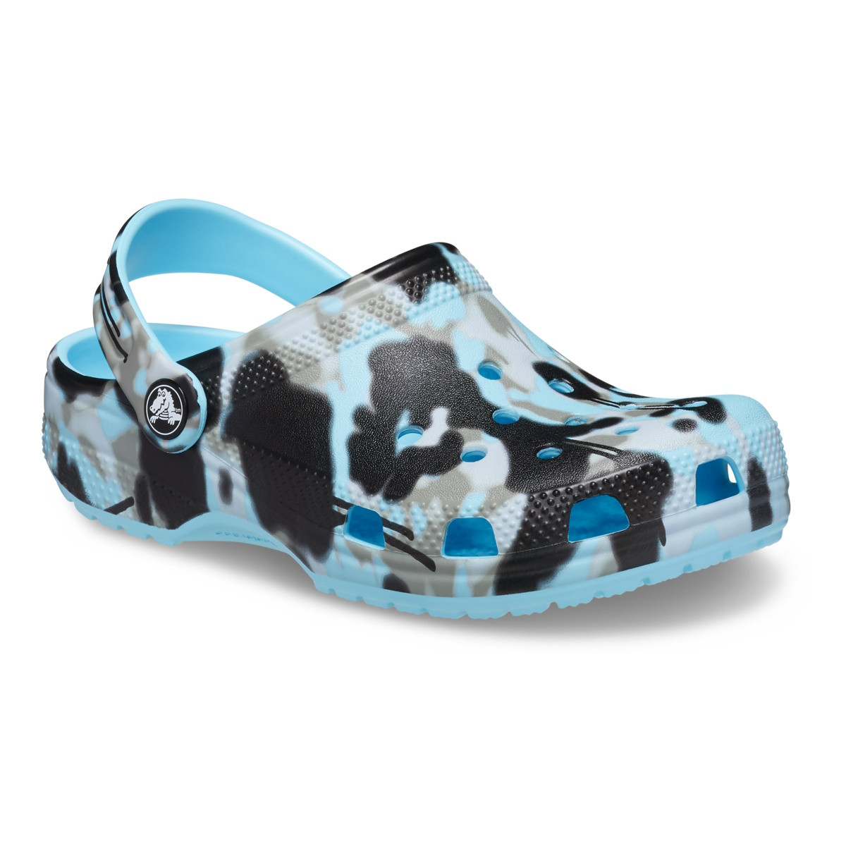 Saboti Crocs Classic Spray Camo Clog Kids Albastru - Arctic - 1 | YEO
