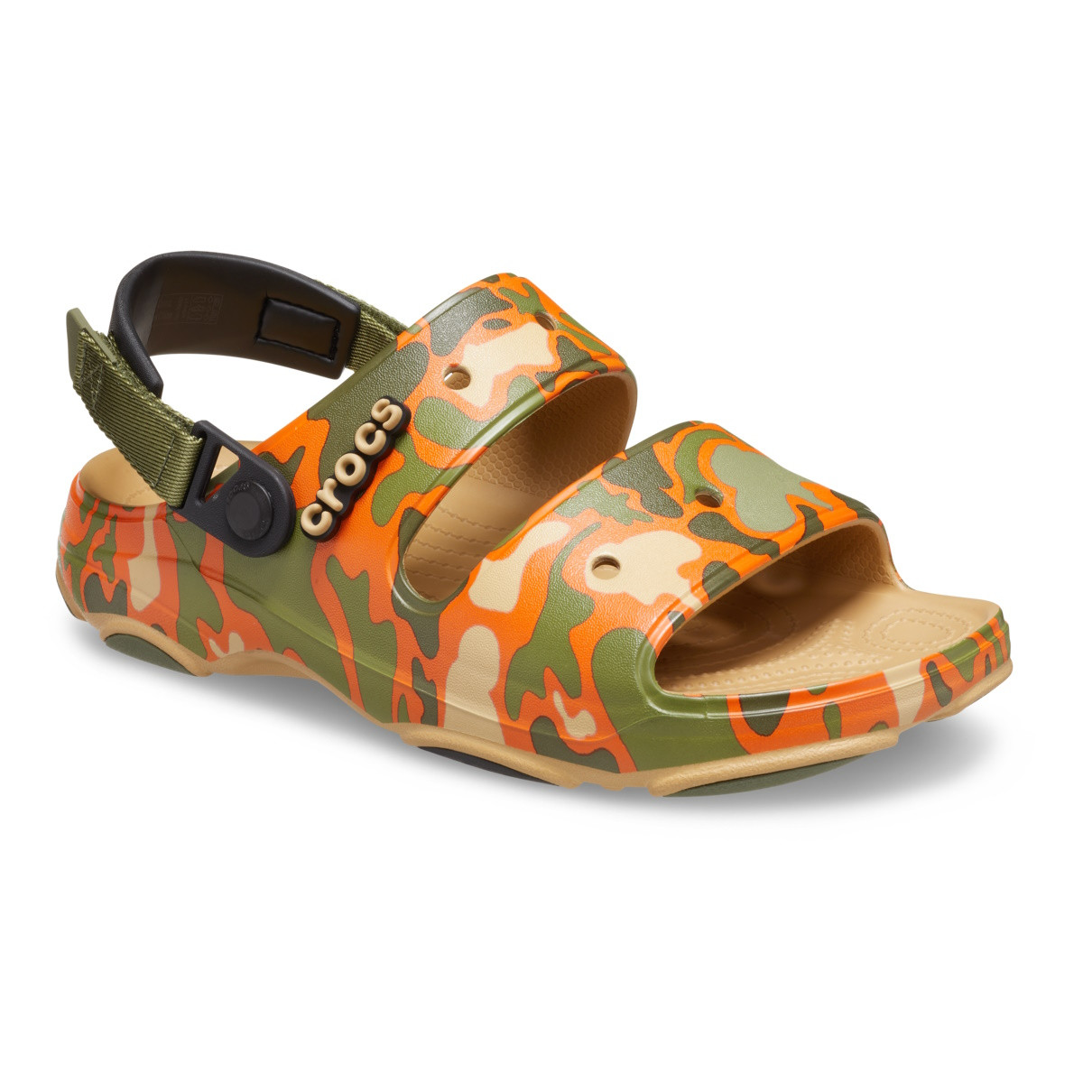 Sandale Crocs Classic All Terrain Camo Sandal Maro - Tan/Multi - 1 | YEO