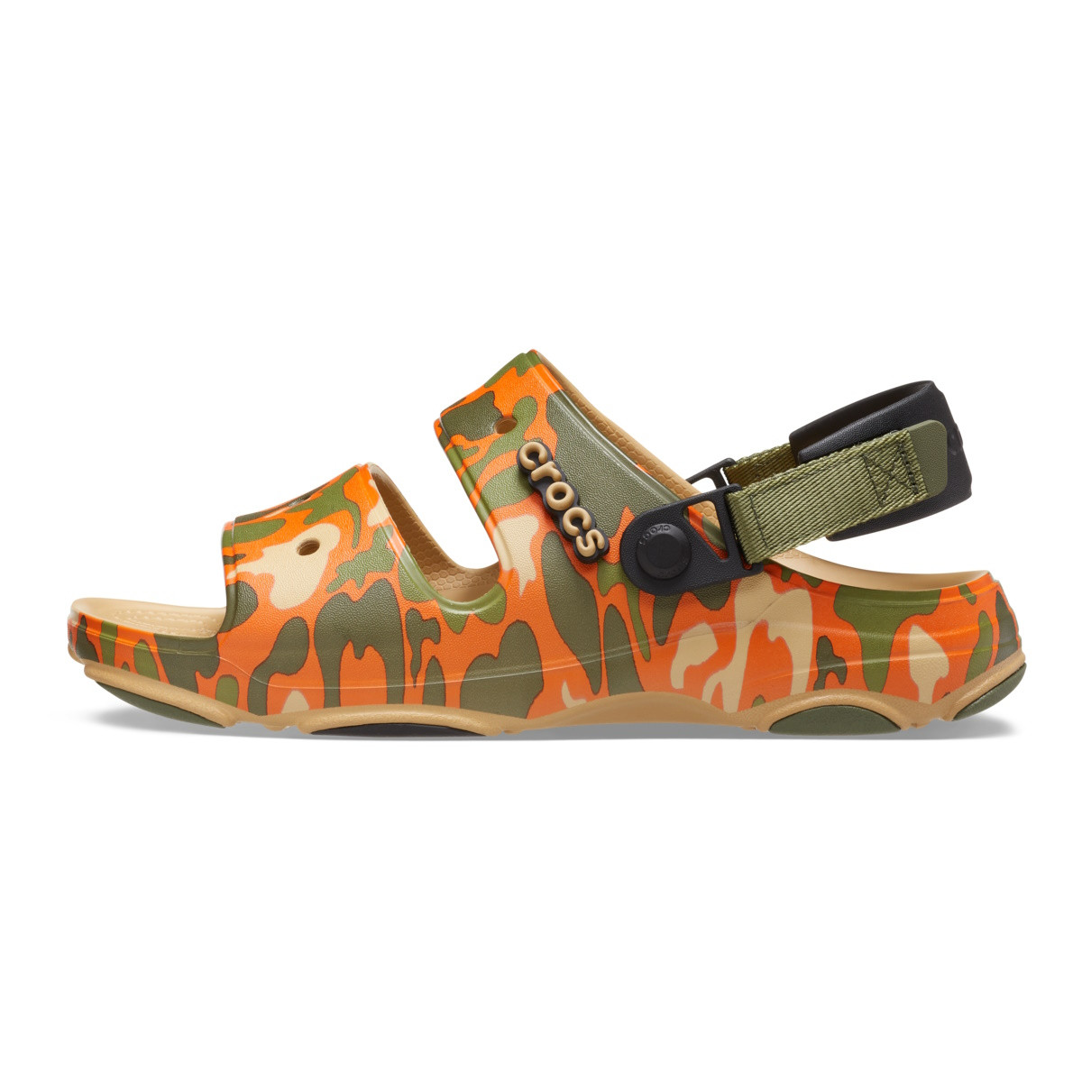 Sandale Crocs Classic All Terrain Camo Sandal Maro - Tan/Multi - 2 | YEO