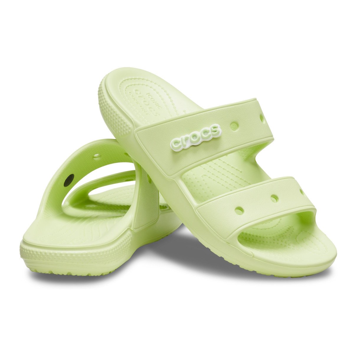 Papuci Crocs Classic Crocs Sandal Verde - Celery - 3 | YEO