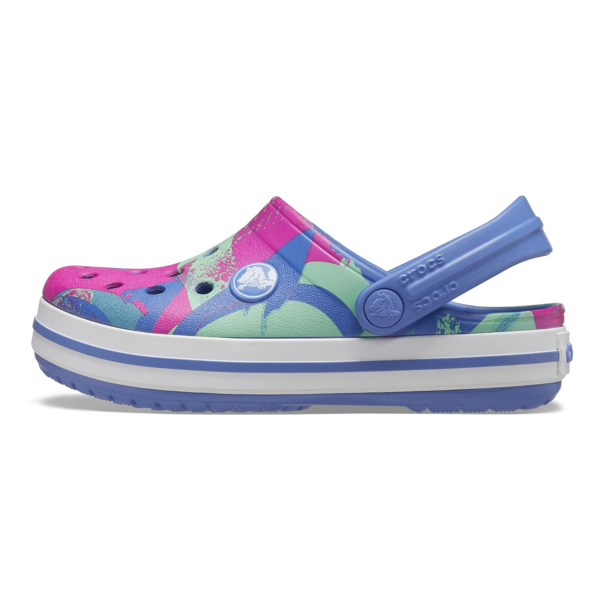 Saboti Crocs Crocband Ombre Block Clog Kids Albastru - Lapis - 1 | YEO