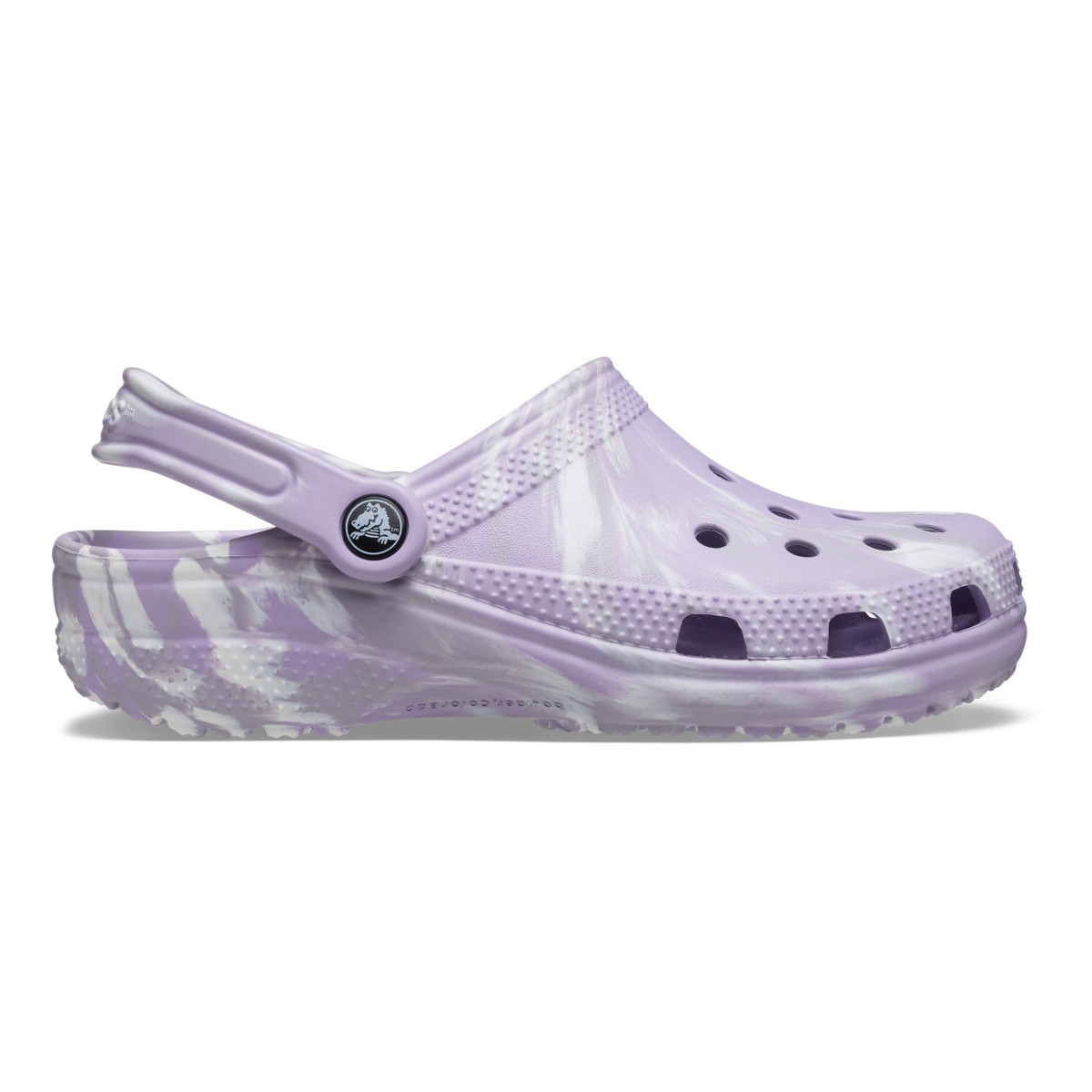 Saboți Crocs Classic Marbled Clog Mov - Lavender/Multi