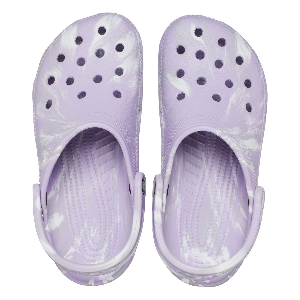 Saboți Crocs Classic Marbled Clog Mov - Lavender/Multi