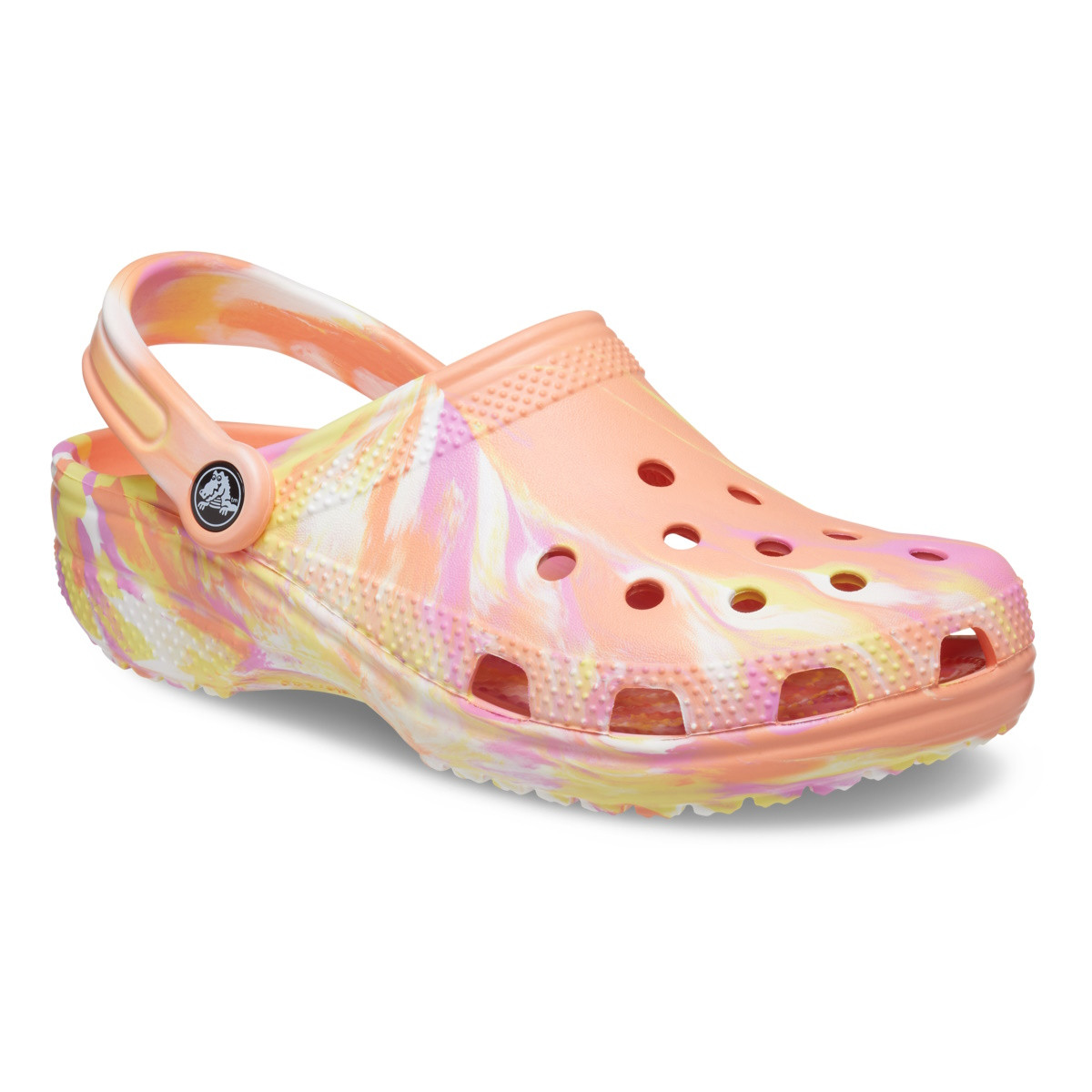 Saboți Crocs Classic Marbled Clog Multicolor - Papaya/Multi - 1 | YEO