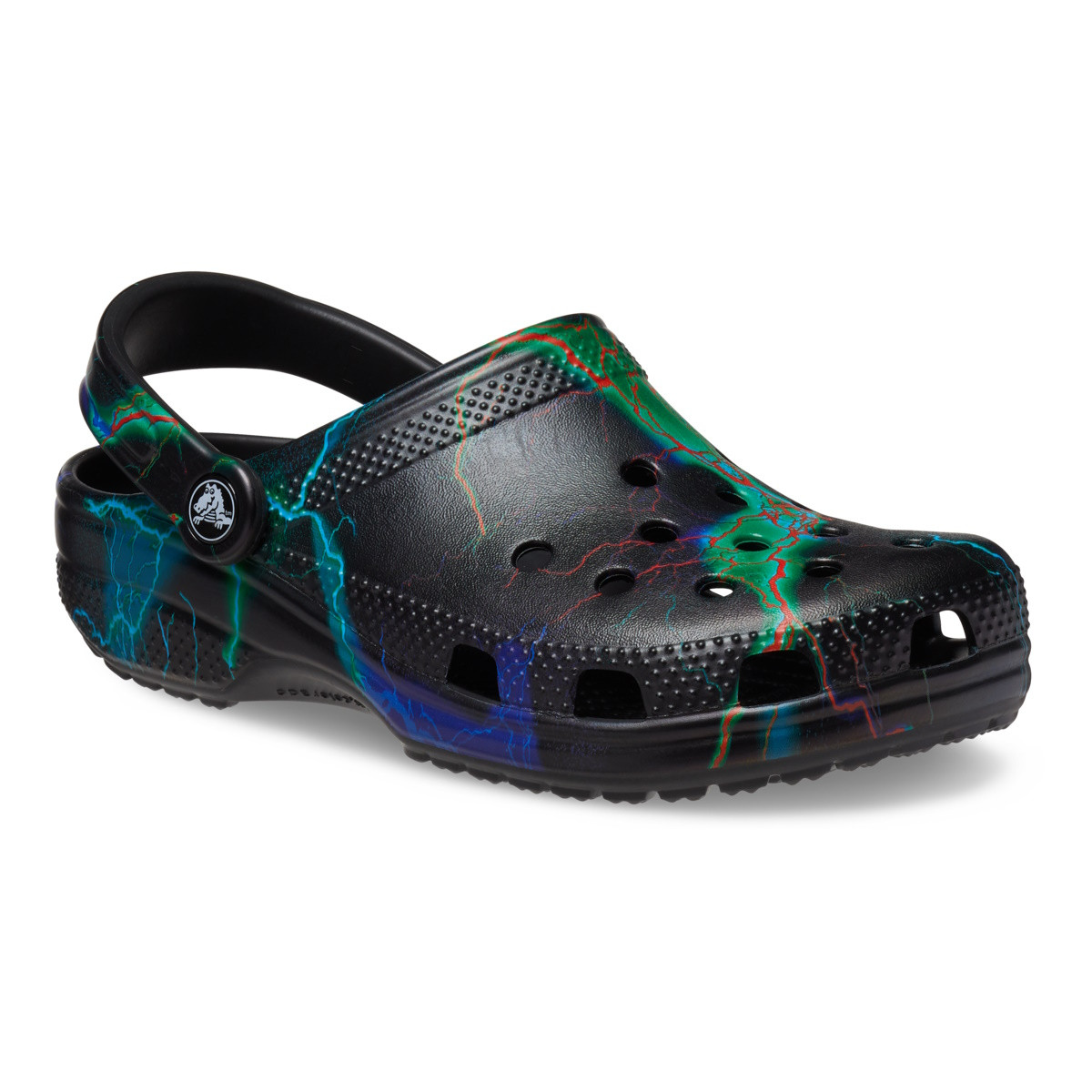 Saboți Crocs Classic Out of this World II Clog Negru - Black/Lightning Bolts - 1 | YEO
