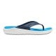 Slapi Crocs LiteRide Flip Culoare Albastru - Navy/White