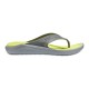 Slapi Crocs LiteRide Flip Culoare Gri - Slate Grey/Light Grey