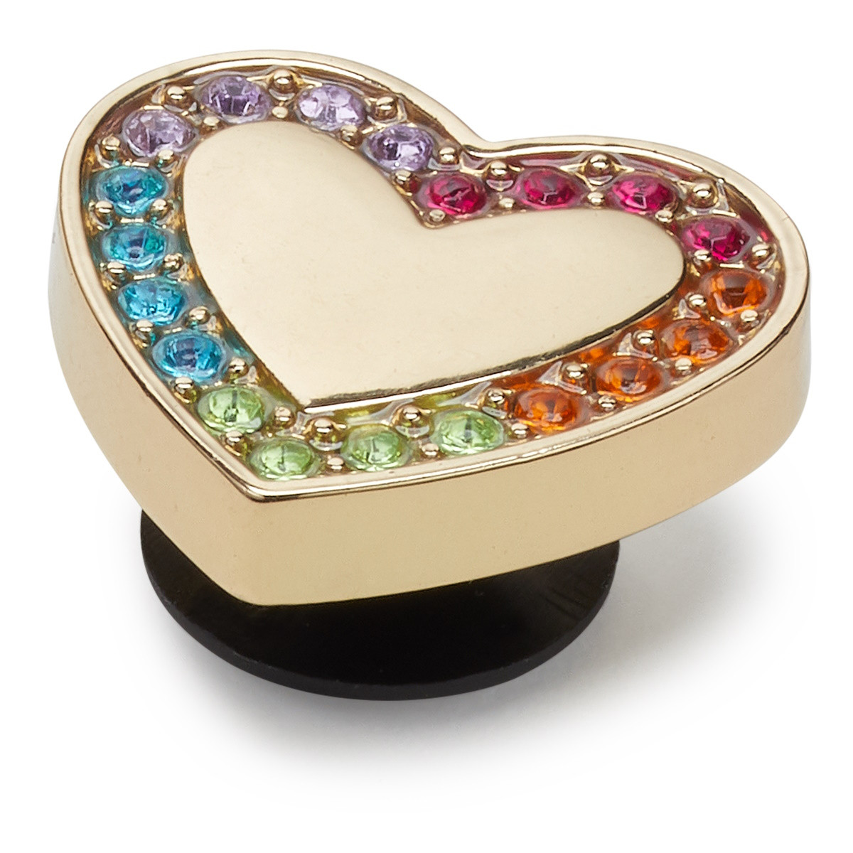 Jibbitz Crocs Festival Gold Encrusted Heart - 1 | YEO