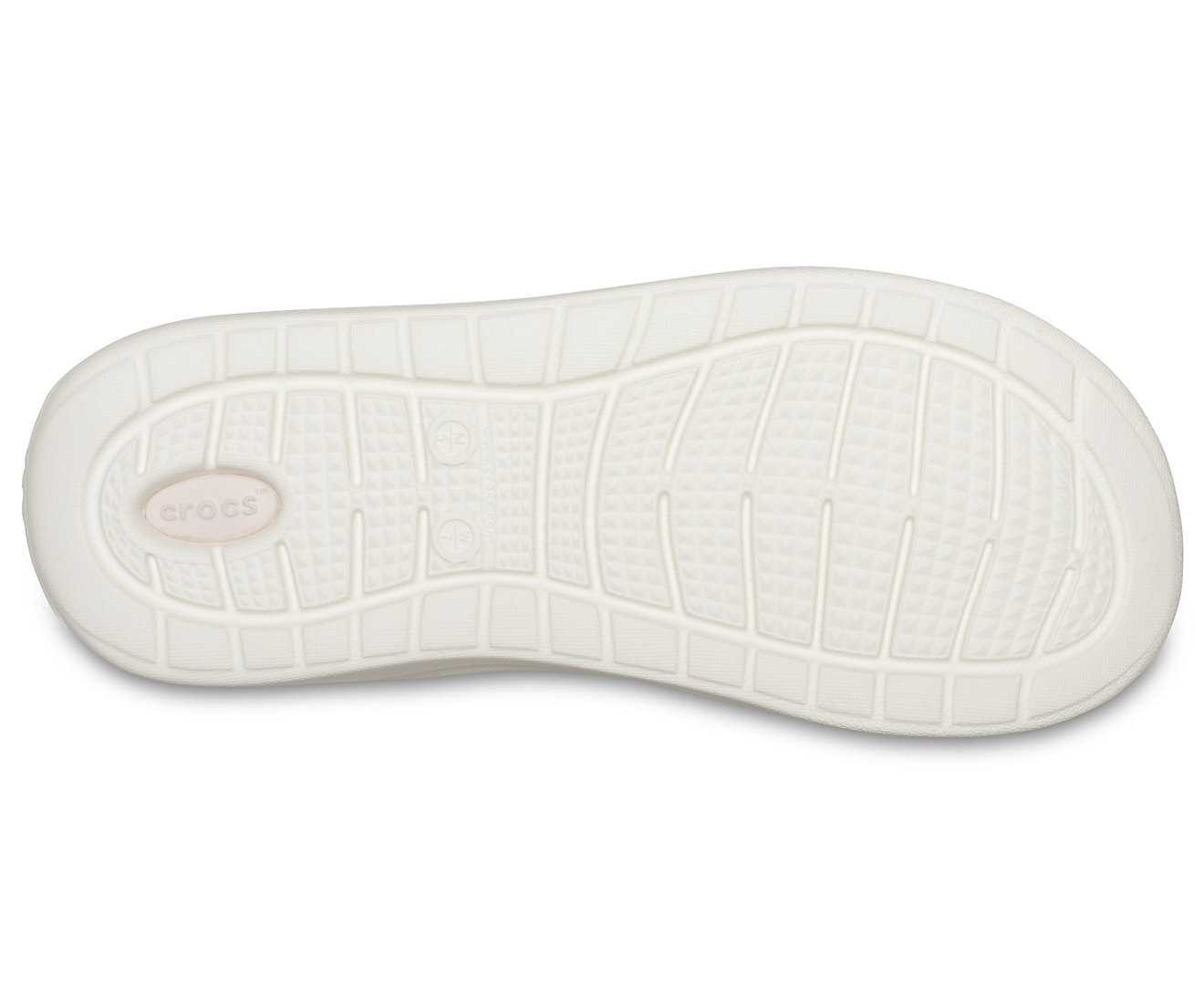 Slapi Crocs LiteRide Flip Pepene - Melon/White - 3 | YEO
