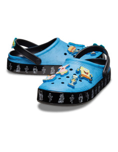 Saboti Crocs Spongebob... Negru - Black 2