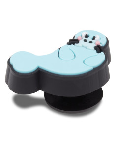 Jibbitz Crocs Tiny Manatee Albastru - Ice Blue/White 2