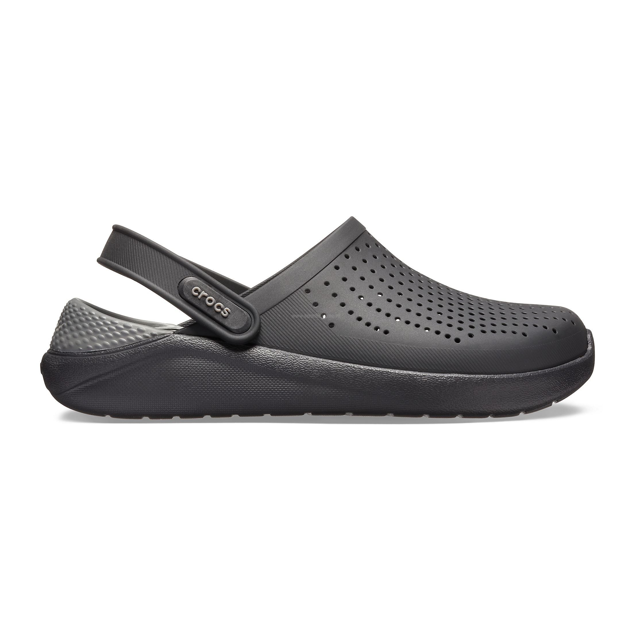 Saboti Crocs LiteRide Clog Negru – Black/Slate Grey barbati imagine 2022
