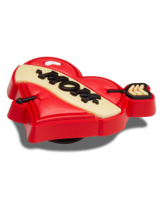 Jibbitz Crocs Mom Heart Tattoo Rosu - Red 2