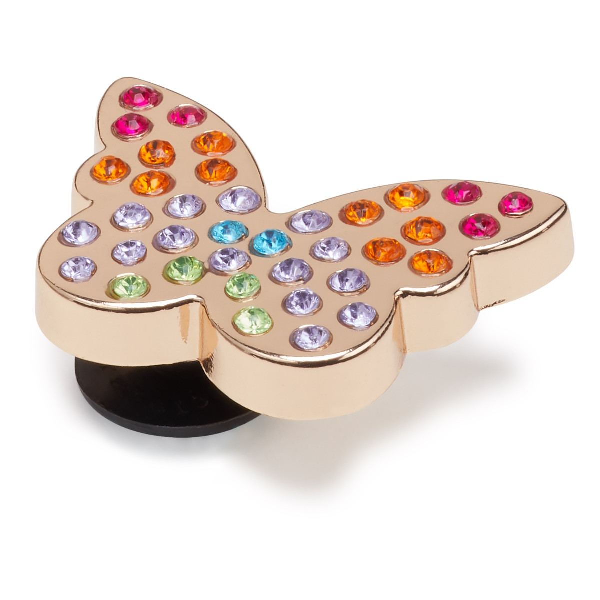 Jibbitz Crocs Gold Rainbow Encrusted Butterfly - 1 | YEO