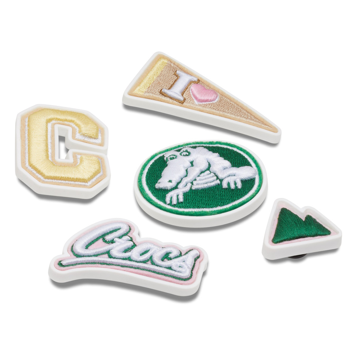 Jibbitz Crocs Crocs Varsity Patch 5 Pack - 1 | YEO