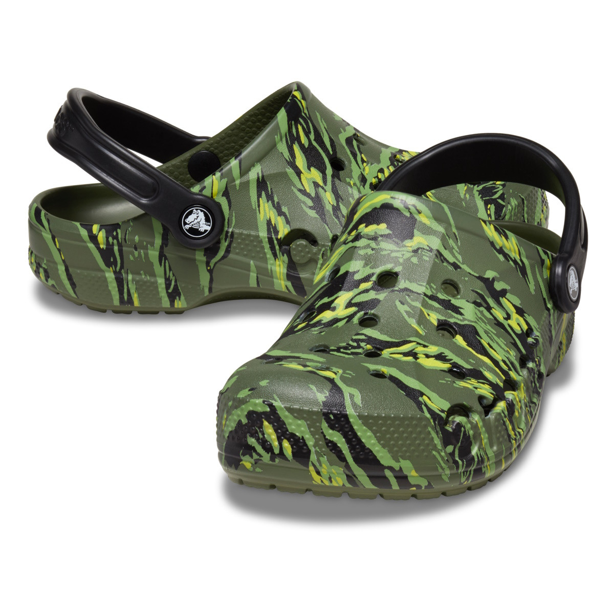 Saboti Crocs Baya Seasonal Printed Clog Multicolor - Tiger Camo - 3 | YEO