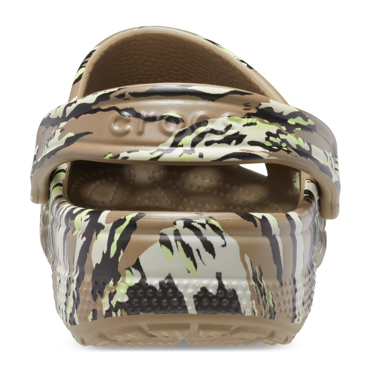Saboti Crocs Classic Printed Camo Clog Maro - Khaki - 5 | YEO