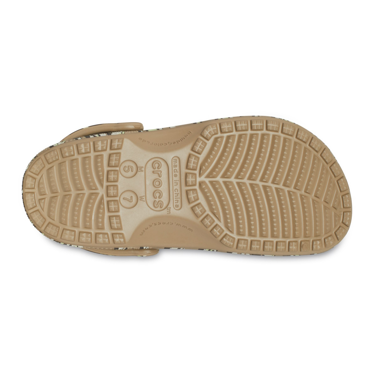 Saboti Crocs Classic Printed Camo Clog Maro - Khaki