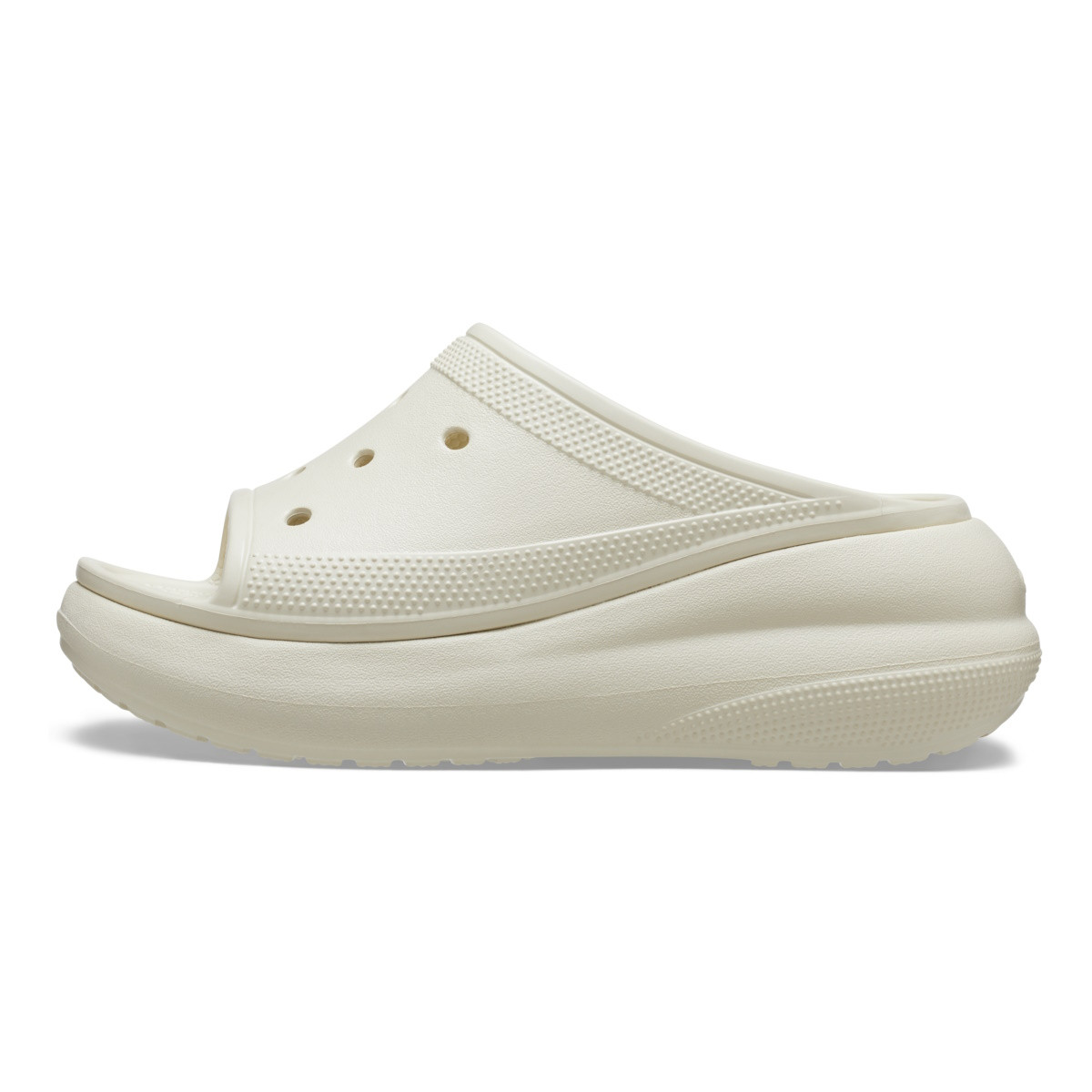 Papuci Crocs Classic Crush Slide Bej - Bone - 2 | YEO