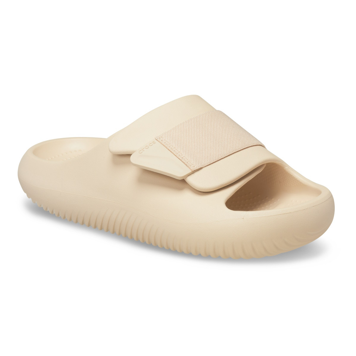 Papuci Crocs Mellow Luxe Recovery Slide Bej - Shitake - 2 | YEO