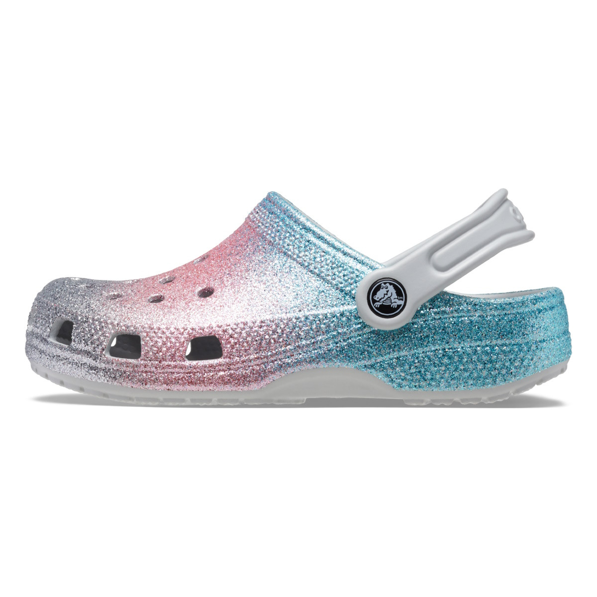 Saboti Crocs Toddler Classic Glitter Clog Multicolor - Shimmer/Multi​ - 2 | YEO
