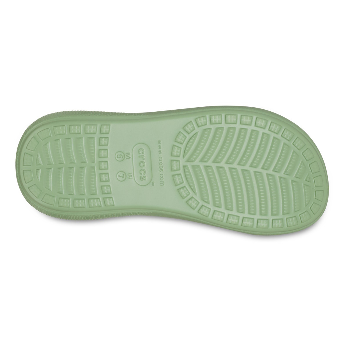 Sandale Crocs Classic Crush Sandal Verde - Fair Green