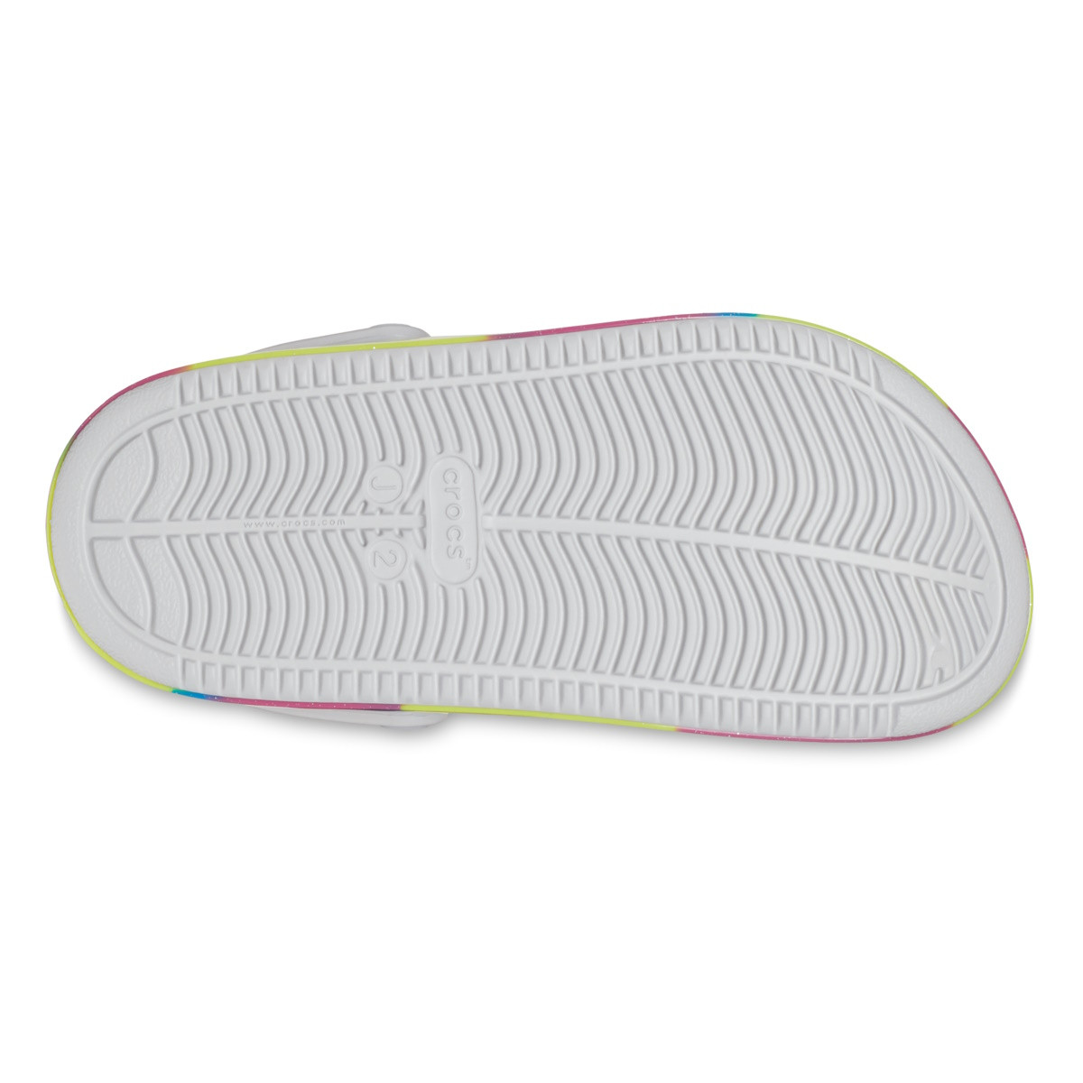 Saboti Crocs Off Court Glitter Band Clog Kids Gri - Atmosphere/Multi