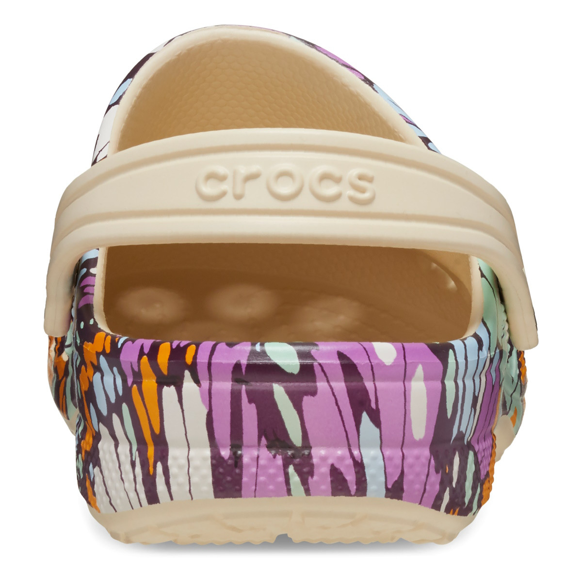 Saboti Crocs Baya Seasonal Printed Clog Kids Bej - Winter/White - 5 | YEO