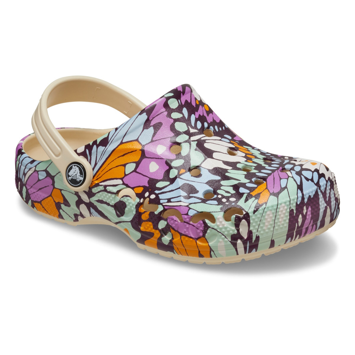 Saboti Crocs Baya Seasonal Printed Clog Kids Bej - Winter/White - 2 | YEO