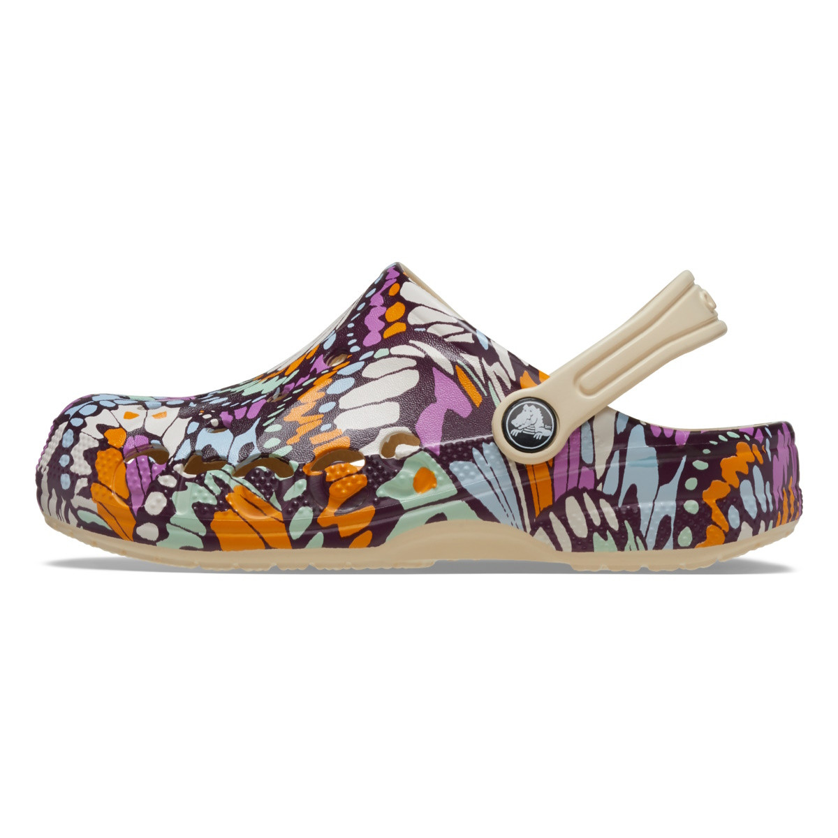 Saboti Crocs Baya Seasonal Printed Clog Kids Bej - Winter/White - 1 | YEO
