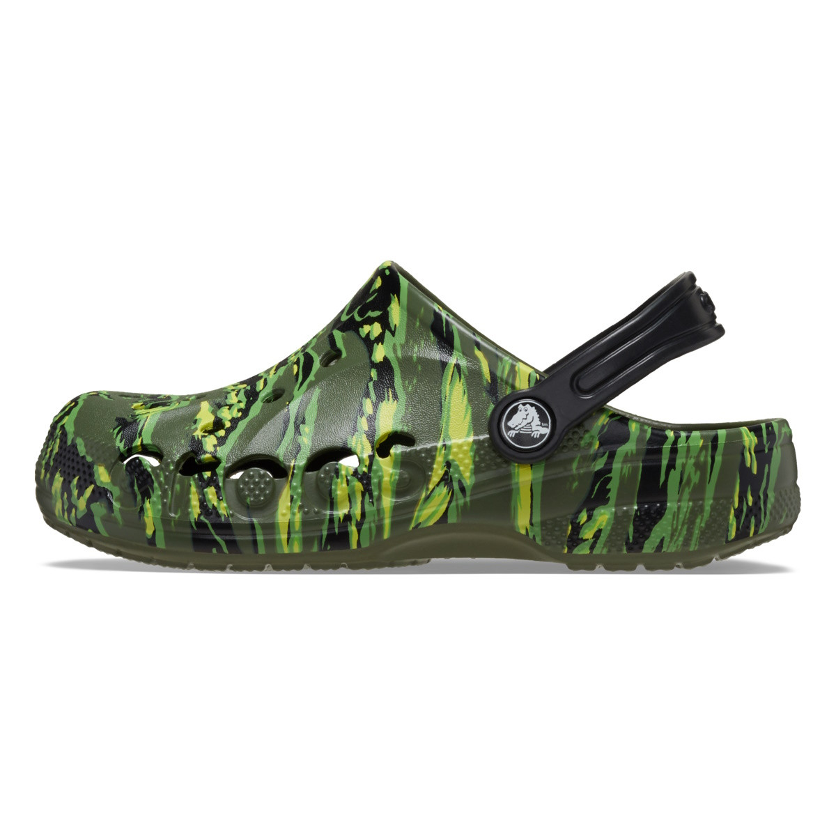 Saboti Crocs Baya Seasonal Printed Clog Kids Multicolor - Tiger Camo - 1 | YEO