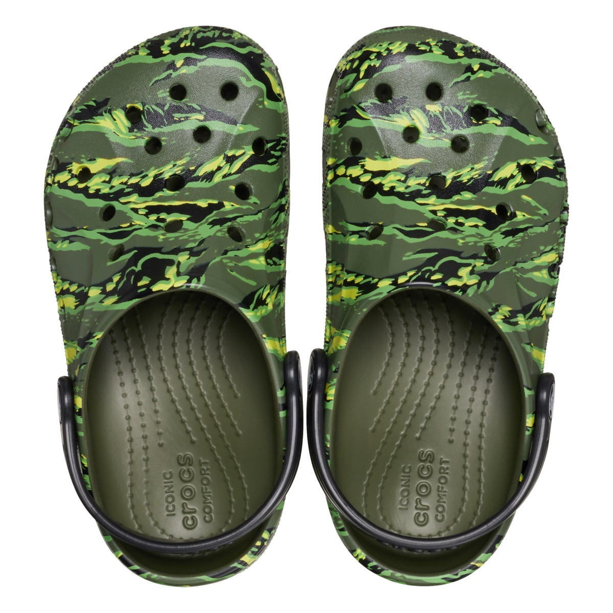 Saboti Crocs Baya Seasonal Printed Clog Kids Multicolor - Tiger Camo - 4 | YEO