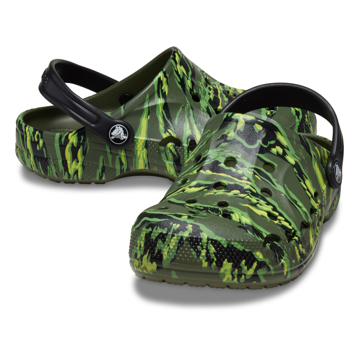 Saboti Crocs Baya Seasonal Printed Clog Kids Multicolor - Tiger Camo - 3 | YEO