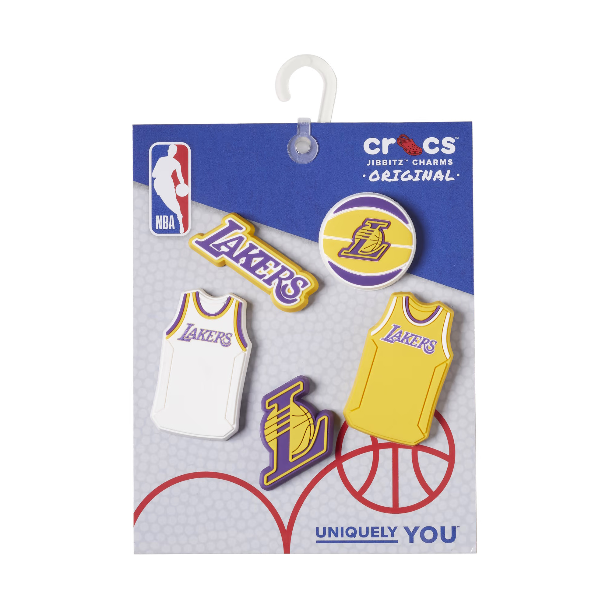 Jibbitz Crocs NBA LA Lakers 5 Pack - 3 | YEO