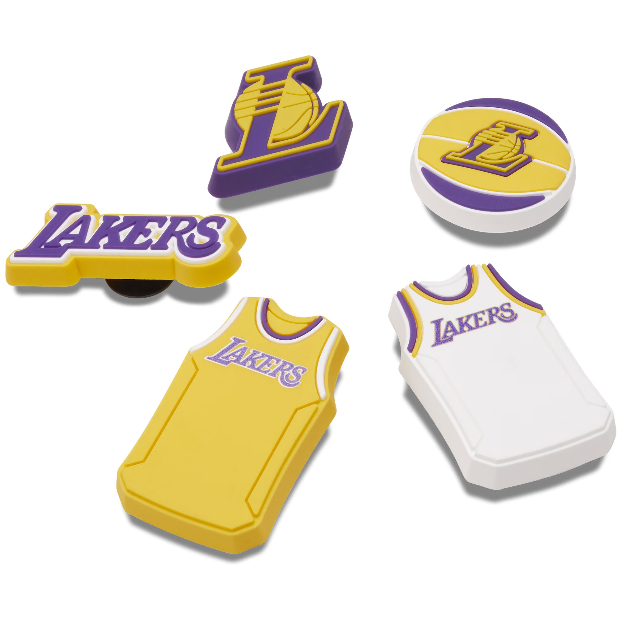 Jibbitz Crocs NBA LA Lakers 5 Pack - 1 | YEO