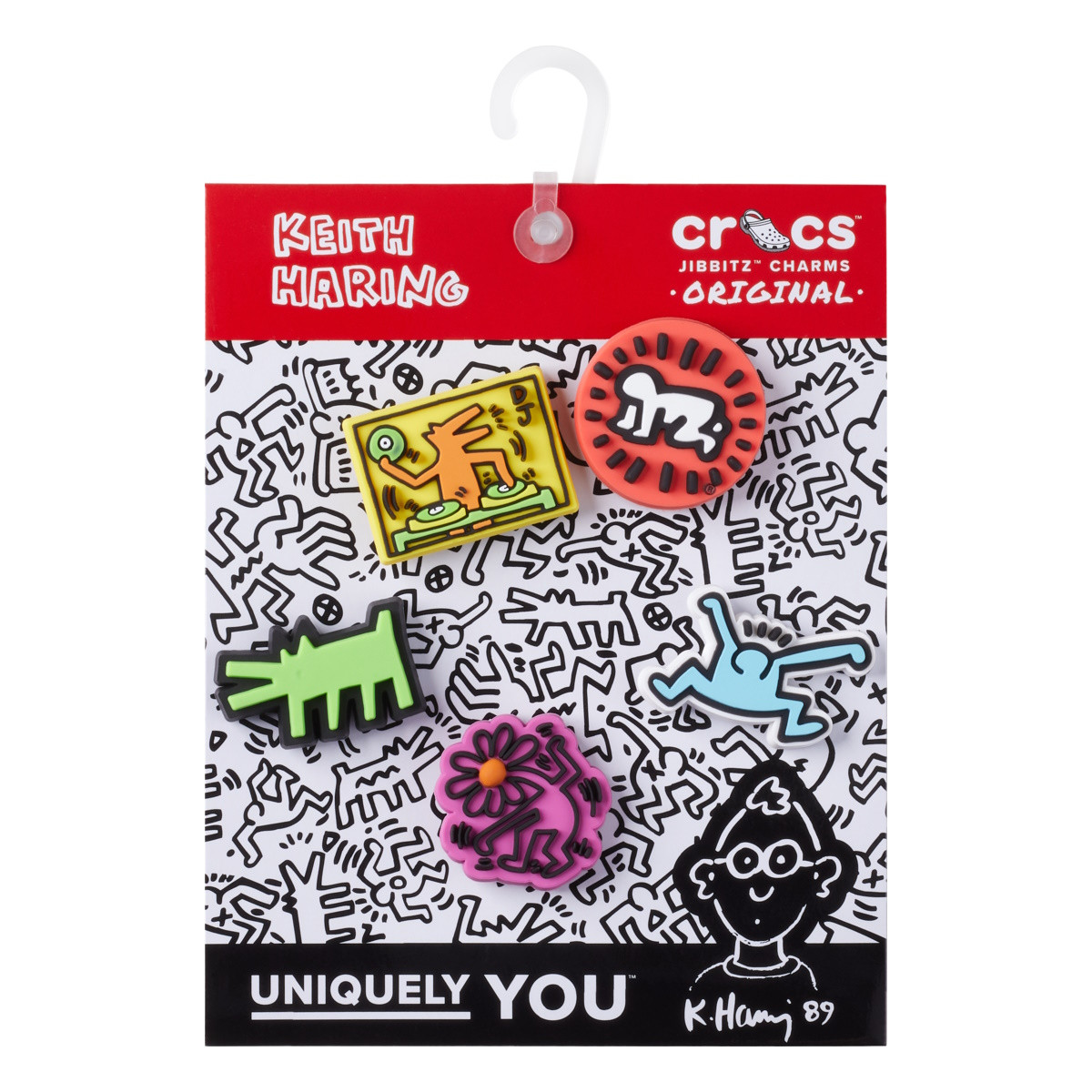 Jibbitz Crocs Haring 5 Pack - 1 | YEO