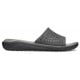 Papuci Crocs LiteRide Slide Culoare Negru - Black/Slate Grey