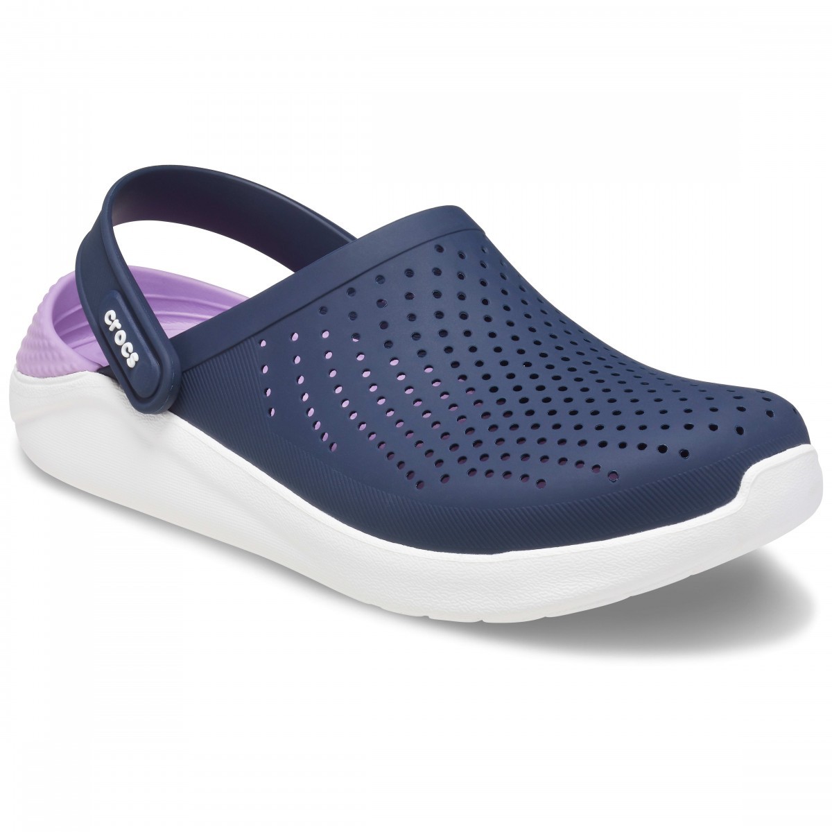 Saboti Crocs LiteRide Clog Albastru - Navy/Orchid - 1 | YEO