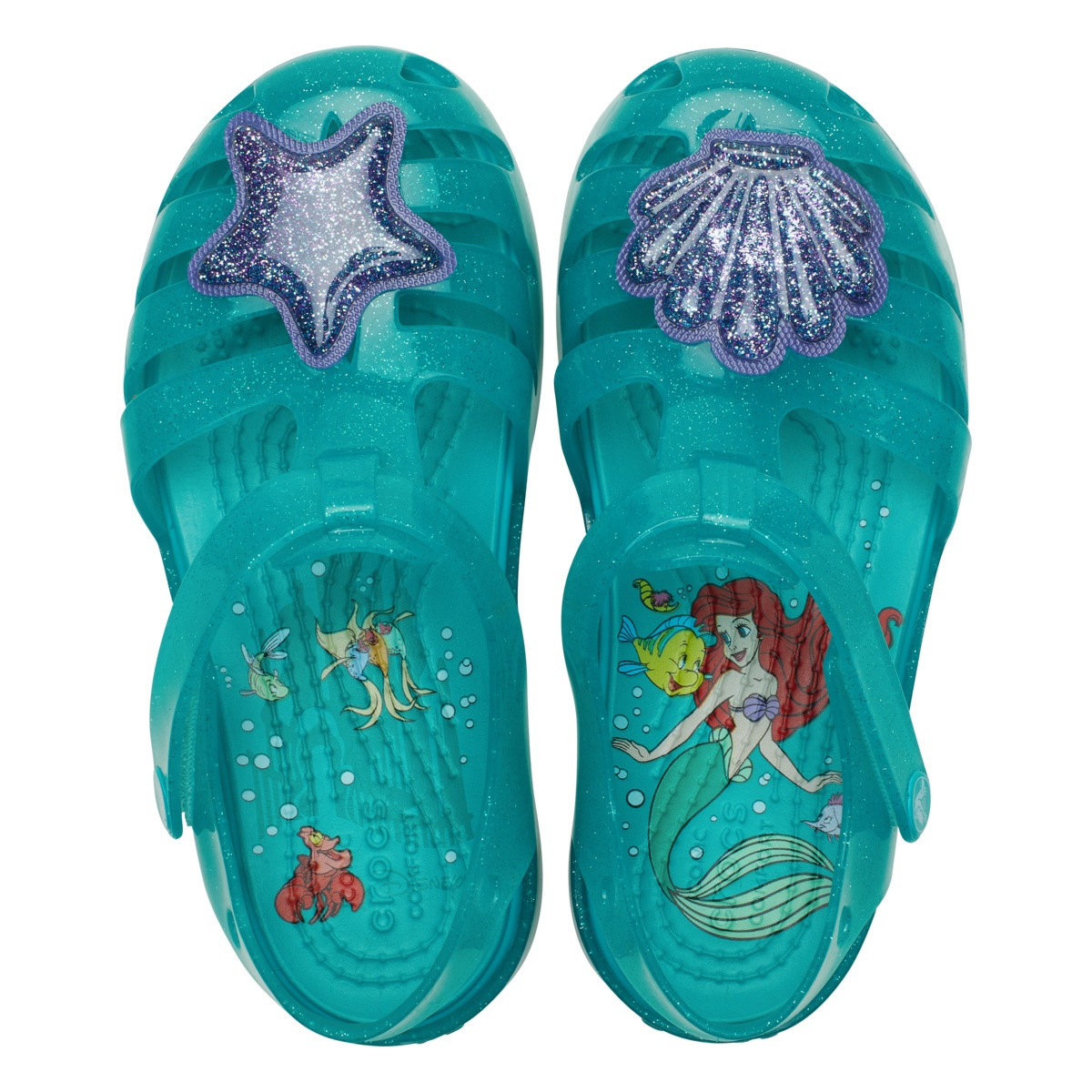 Sandale Crocs Toddler Princess Ariel Isabella Sandal Albastru - Latigo Bay - 1 | YEO