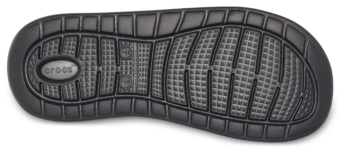 Papuci Crocs LiteRide Slide Negru - Black/Slate Grey
