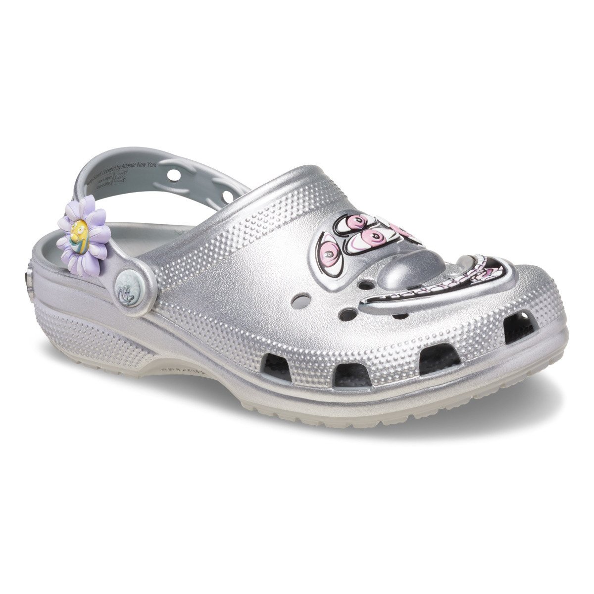 Saboti Crocs Scharf Classic Clog Argintiu - Silver - 2 | YEO