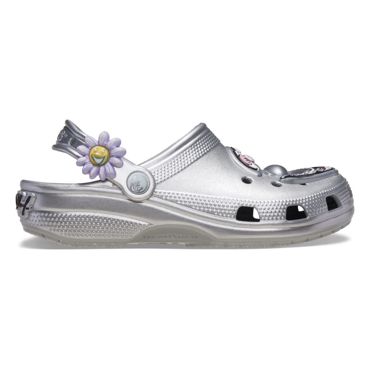 Saboti Crocs Scharf Classic Clog Argintiu - Silver - 3 | YEO