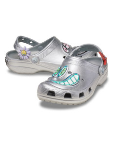 Saboti Crocs Scharf Classic... Argintiu - Silver 2