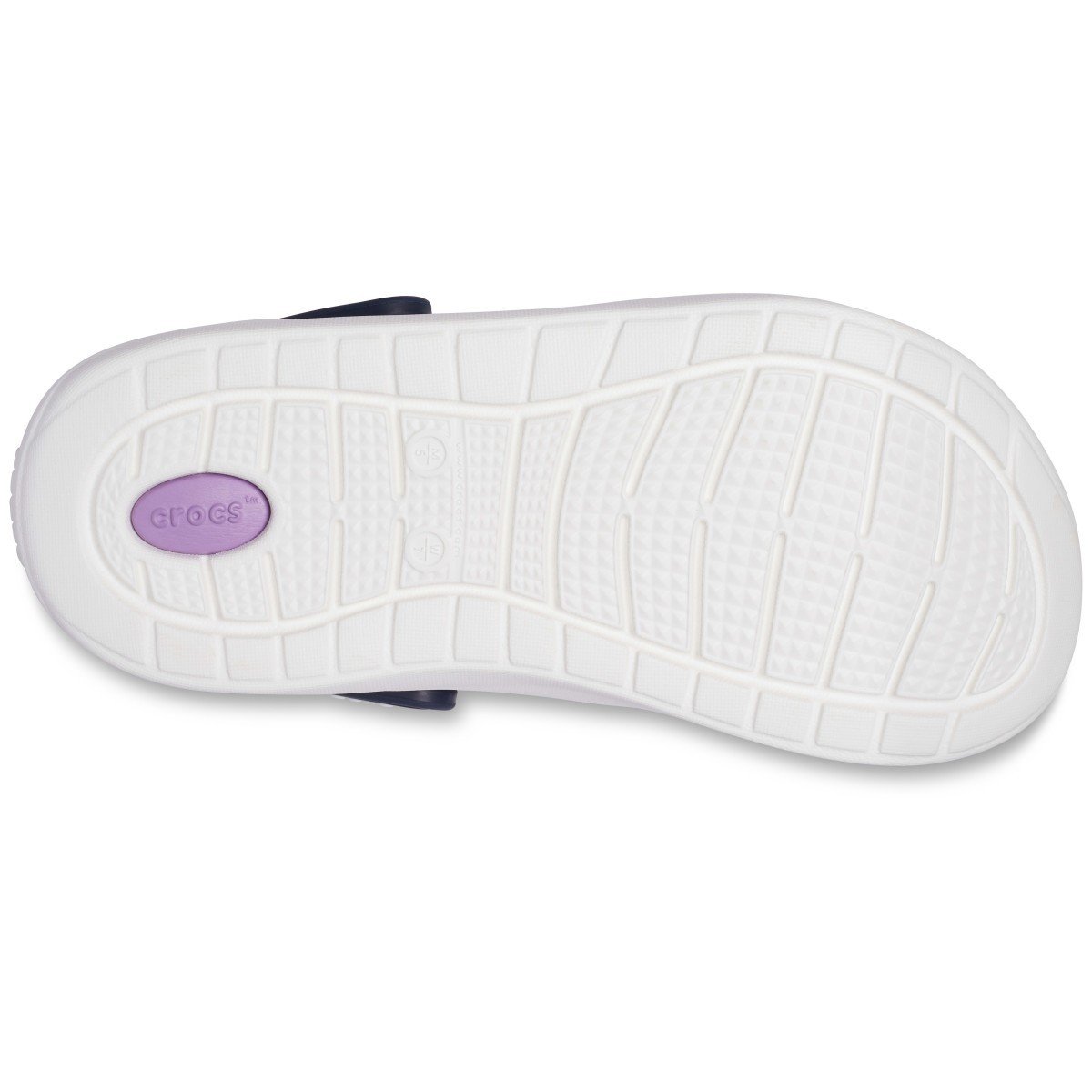 Saboti Crocs LiteRide Clog Albastru - Navy/Orchid - 3 | YEO