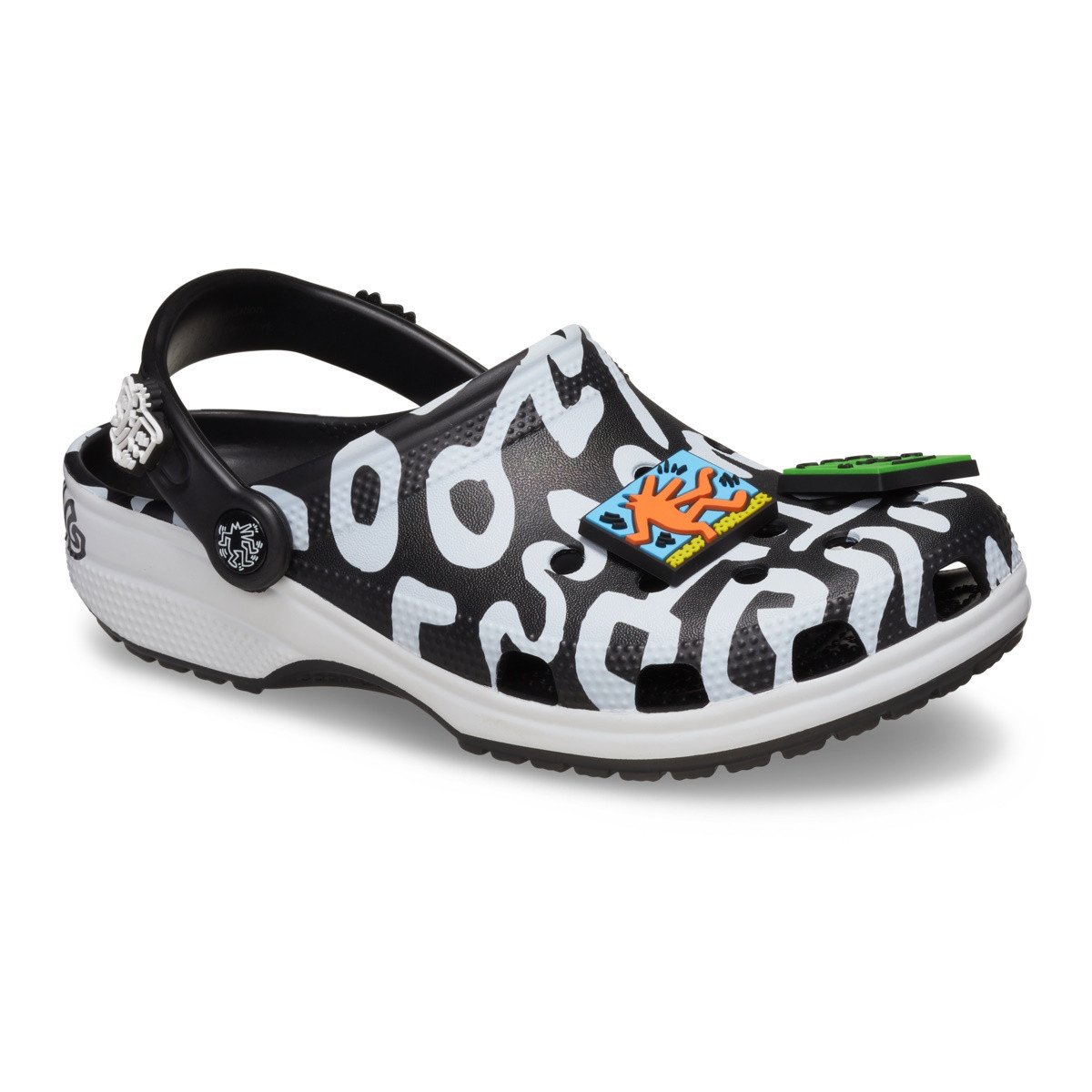 Saboti Crocs Haring Classic Clog Negru - Black - 2 | YEO